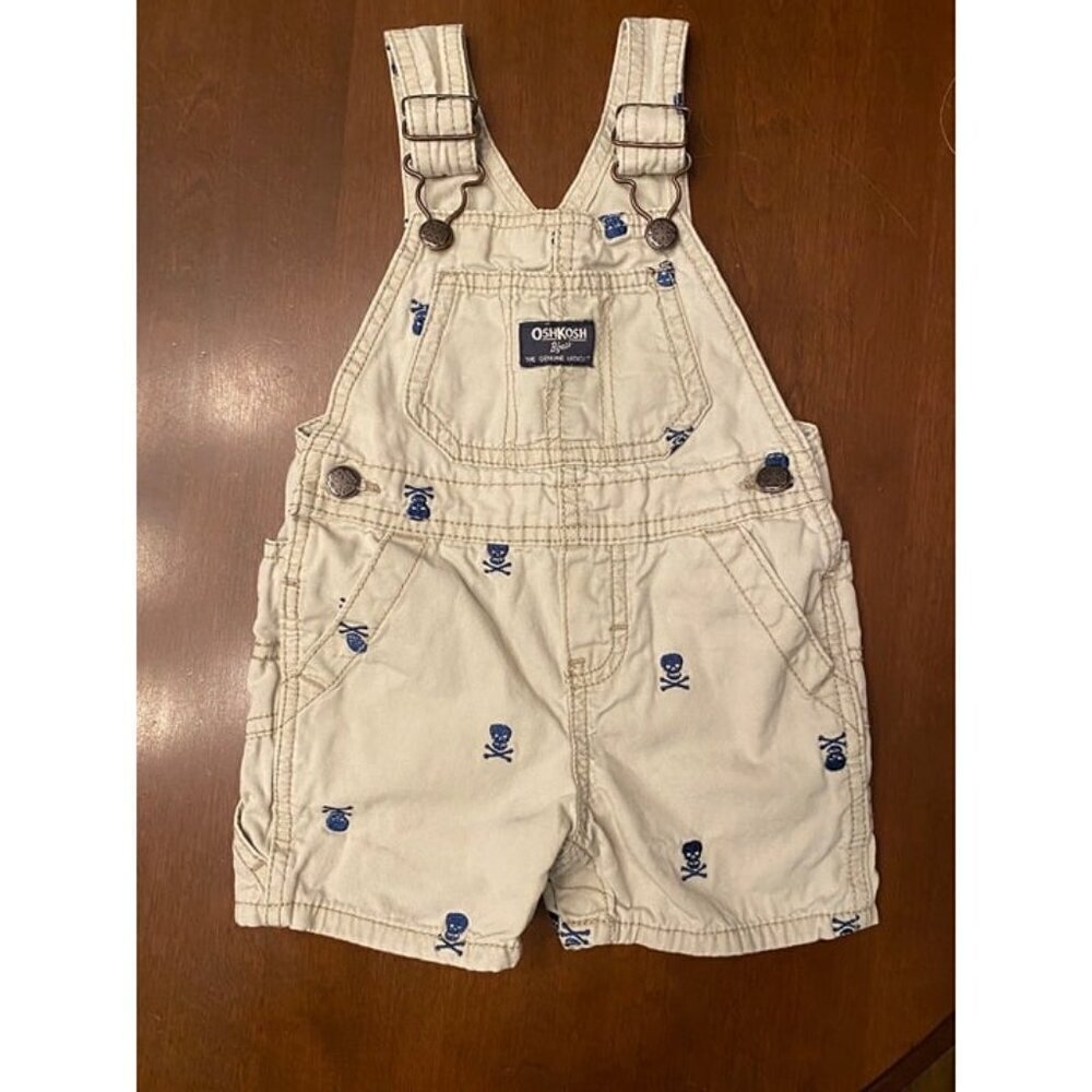 OshKosh Skull Shortalls